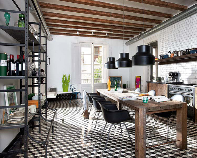 "dining room"Top 5 industrial style dinning rooms