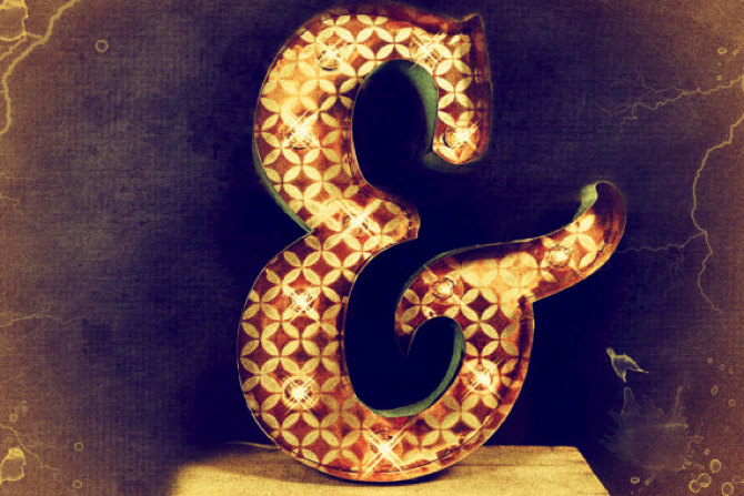 Marquee Letter Ampersand