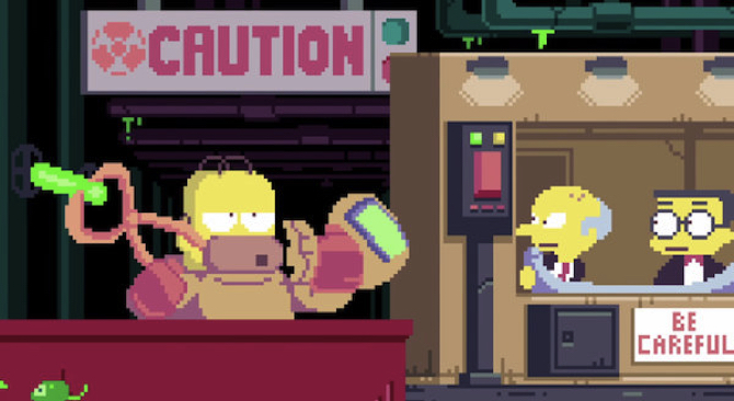 ‘The Simpsons’ Opening Recreated In Pixels