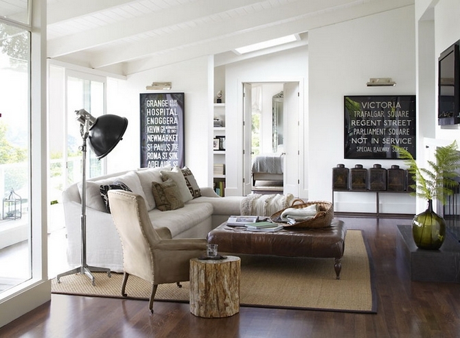 10 ways to get a vintage industrial living room design