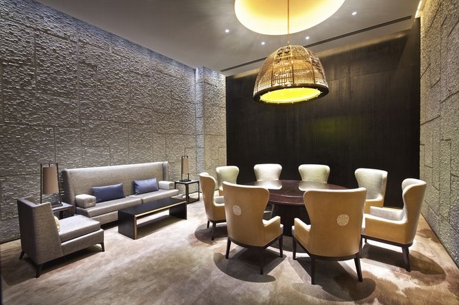 5 NUO Beijing Luxurious Mid Century Modern interiors by Hirsch Bedner Associates