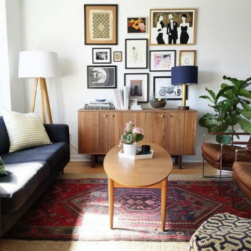 15 mid century living rooms using modern tables 7