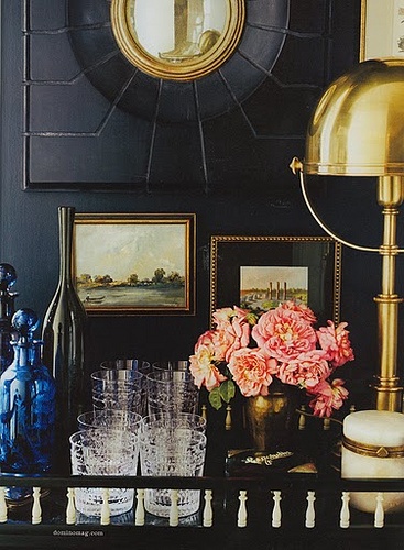Add some brass details to your living room 15