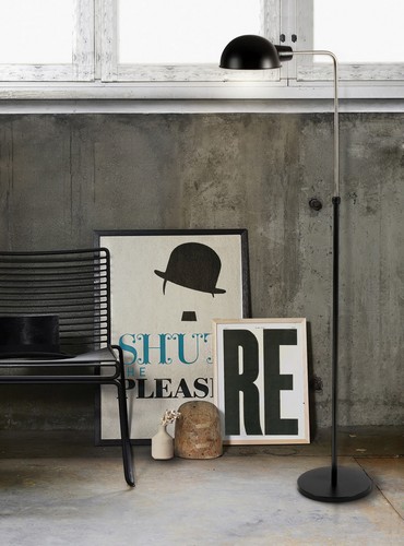 Industrial interior: inspiring floor lamps