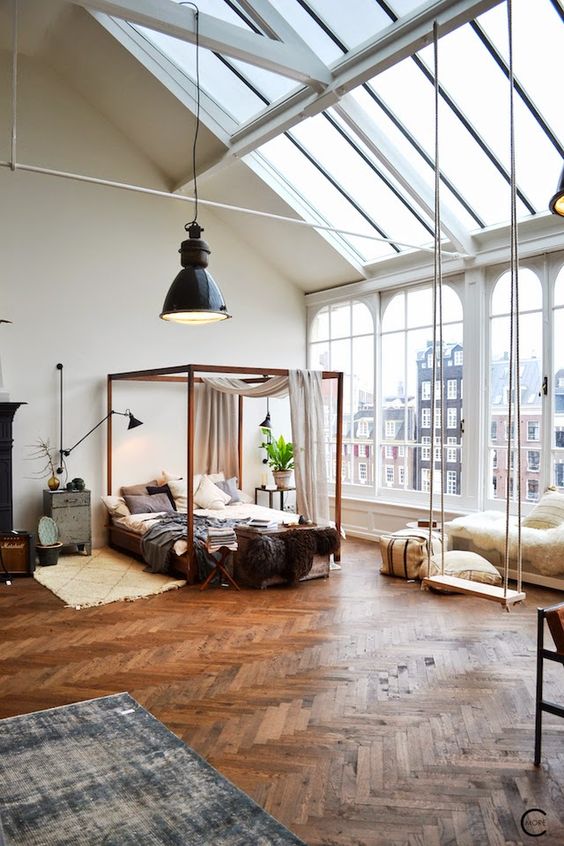 Outstanding vintage Industrial concepts for your bedroom