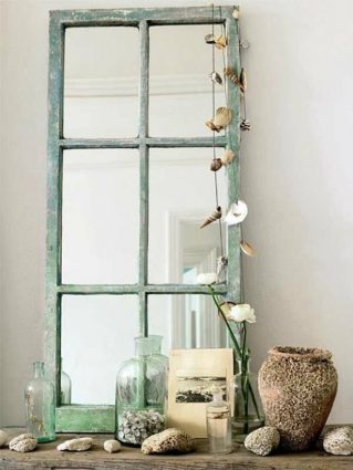7 Easy DIY Vintage Decor | Window Mirror