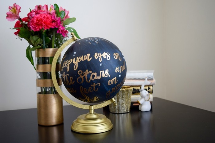 How to Display Vintage Globes Around Your House 1