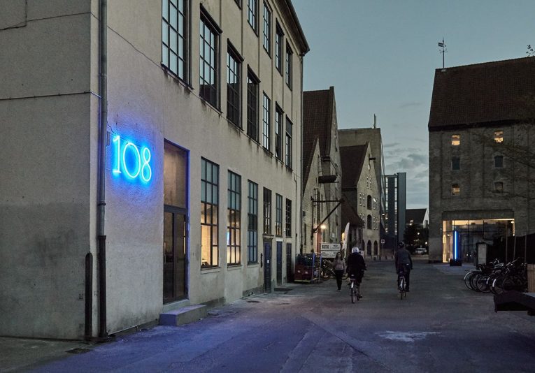 Industrial Style Restaurant 108 with Exposed Brick Walls in Copenhagen