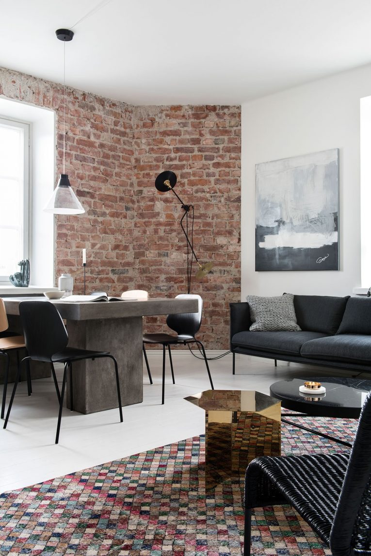 An Industrial Style Apartment in Helsinki by Laura Seppänen 1