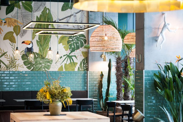 Kane World Food Studio – Industrial Style Meets The Jungle