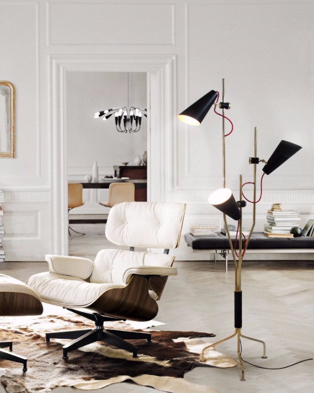 Lavish mid-century floor lamps for your living room