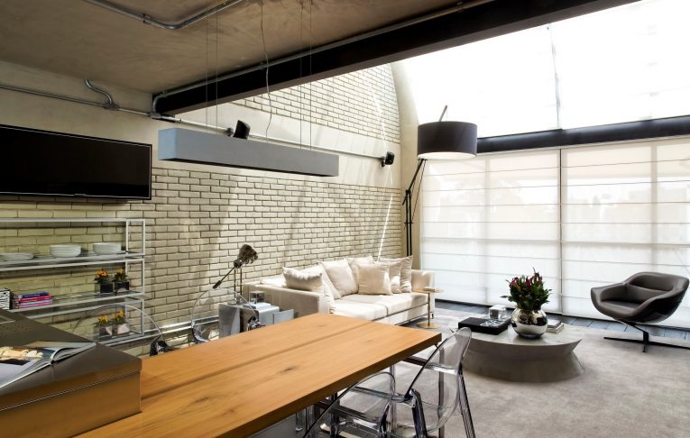 Industrial Loft Features Unique Lighting Designs in São Paulo 1