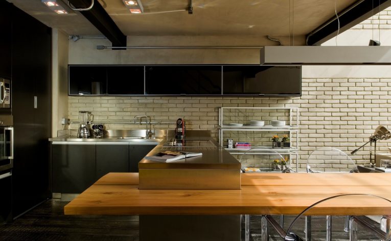 Industrial Loft Features Unique Lighting Designs in São Paulo 7