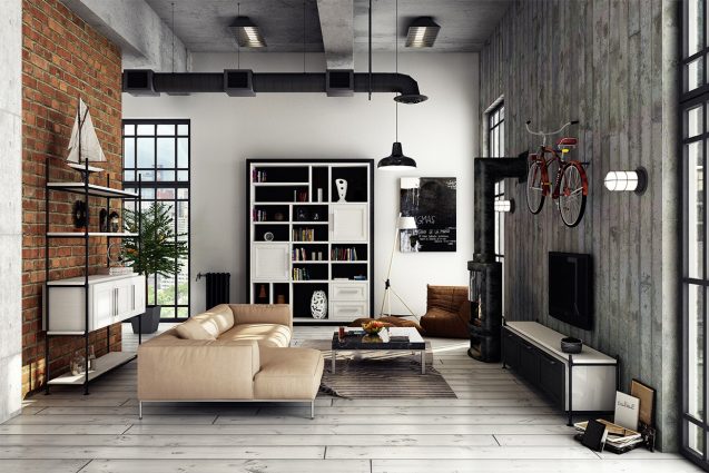 What's Hot on Pinterest 5 Industrial Lofts 4