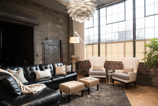 What's Hot on Pinterest Industrial Living Rooms to Inspire You 1