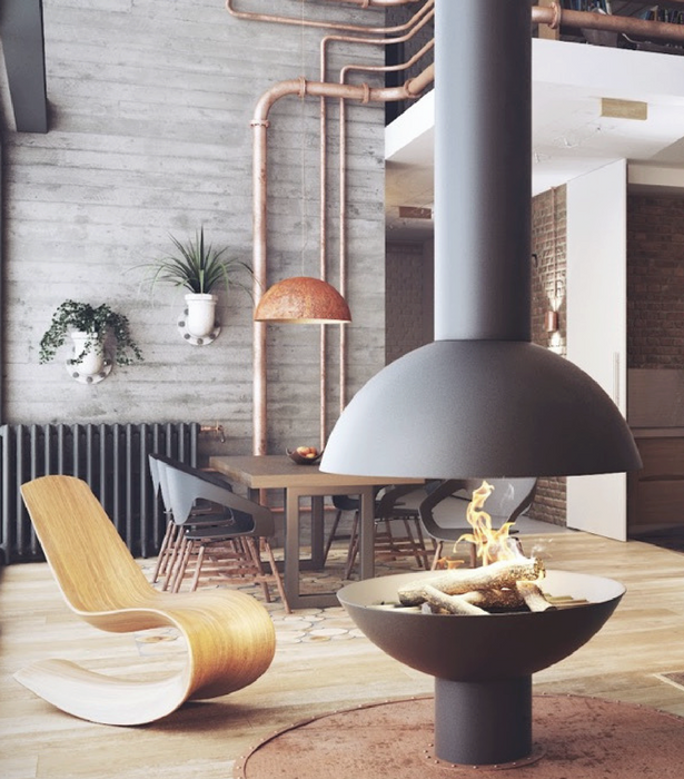 Get This Industrial Design Look For Your Living Room
